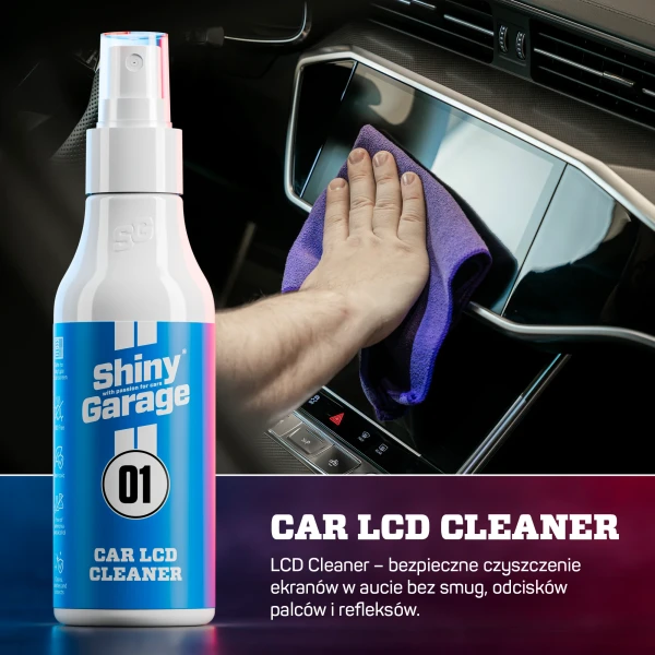 Car LCD Cleaner - czyszczenie ekranów bez smug, odcisków i refleksów