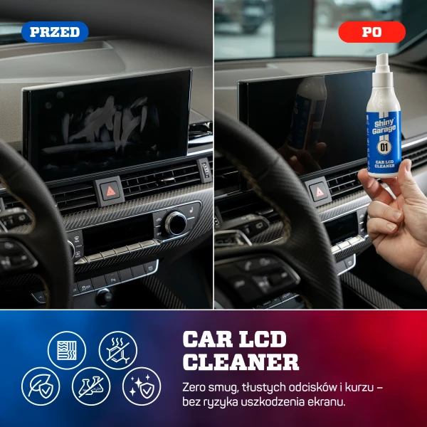 Car LCD Cleaner - bezpieczny dla ekranu