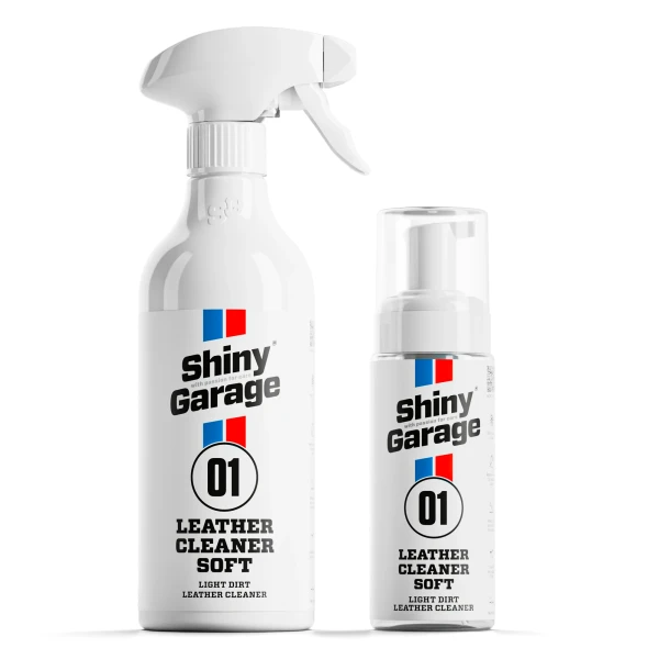Preparat do czyszczenia lekkich i średnich zabrudzeń na skórzanej tapicerce Shiny Garage Leather Cleaner