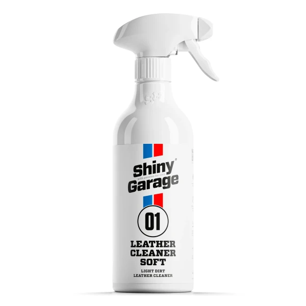 Preparat do czyszczenia lekkich i średnich zabrudzeń na skórzanej tapicerce Shiny Garage Leather Cleaner 500 ml