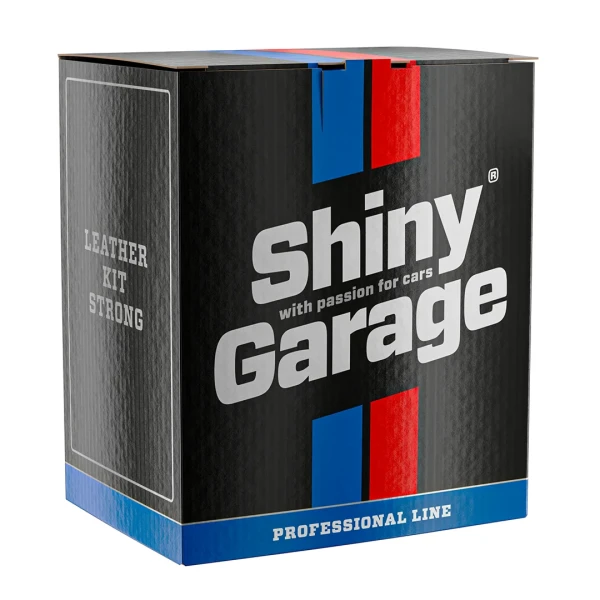 Zestaw do pielęgnacji skórzanej tapicerki o silnych zabrudzeniach Shiny Garage Leather Kit Strong