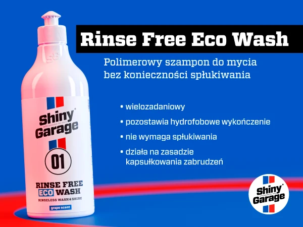 Szampon bez spłukiwania Rinse Free Eco Wash infografika