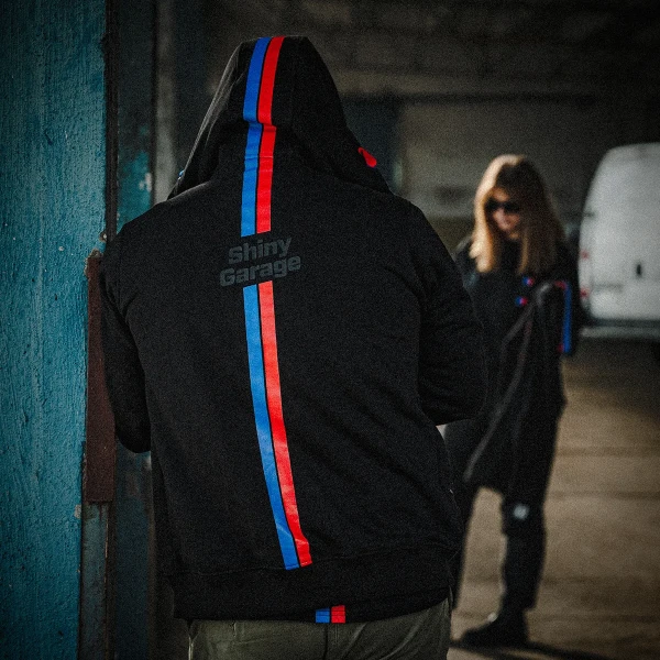 Rozpinana bluza z kapturem Shiny Garage
