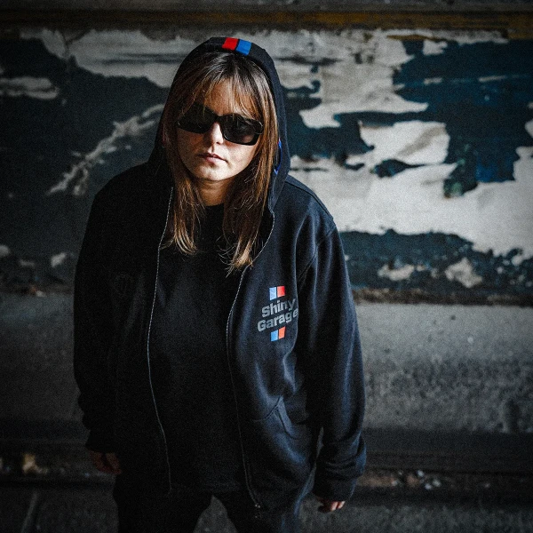 Rozpinana bluza z kapturem Shiny Garage