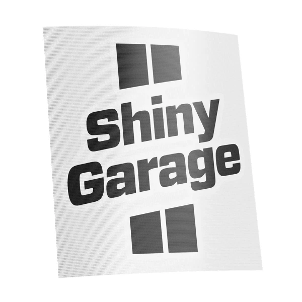 Shiny Garage Black Sticker 1szt