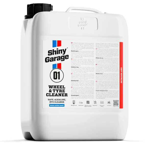 Preparat do mycia felg i opon Shiny Garage Wheel Tyre Cleaner 5 L