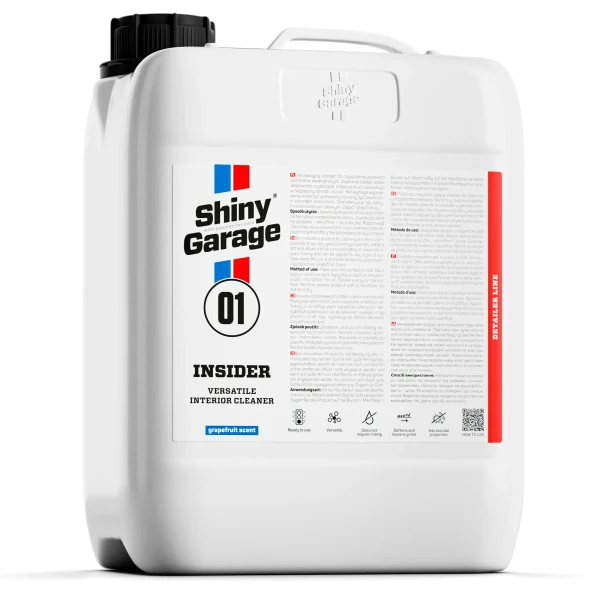 Uniwersalny środek czyszczący do wnętrza Shiny Garage Insider Interior Cleaner 5 L