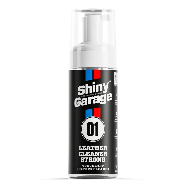 Preparat do czyszczenia silnych zabrudzeń na skórzanej tapicerce Shiny Garage Leather Cleaner Professional 150 ml