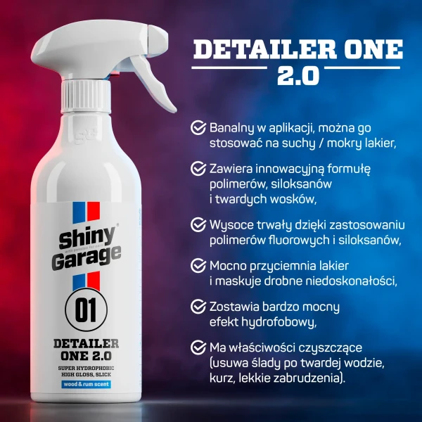 Detailer ONE 2.0 - cechy produktu