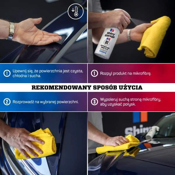 Detailer ONE 2.0 - sposób użycia