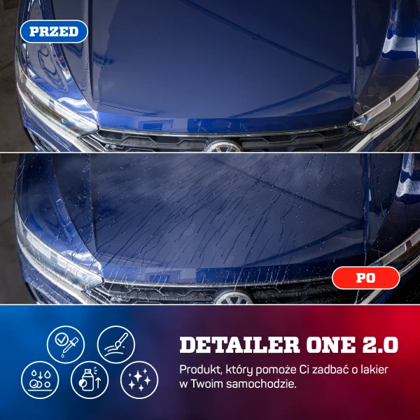 Detailer ONE 2.0 - przed/po