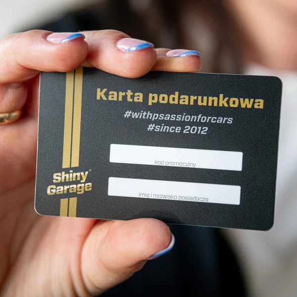 Idealny pomysł na prezent - Karta podarunkowa Shiny Garage